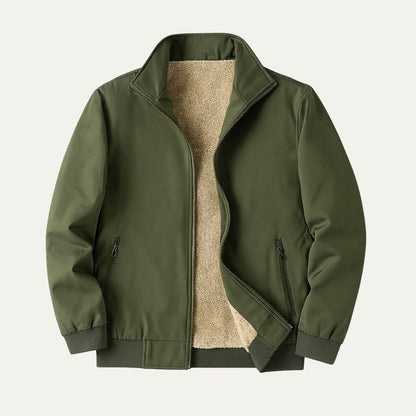 Waterproof Men's Fleece Jacket - Lightweight Windbreaker Coat
