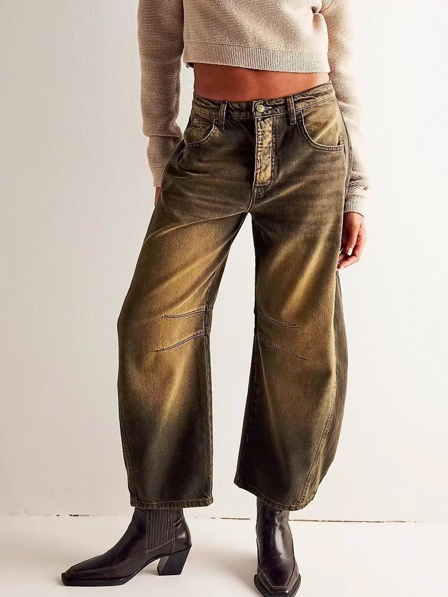 Fashionable Leopard Skinny Jeans