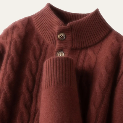 Warm Men's Crew Neck Cashmere Sweater