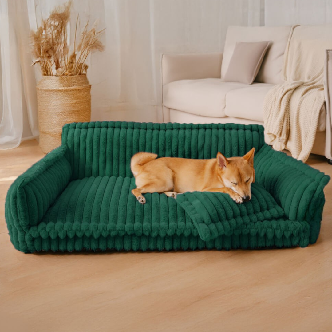 Comfortable Orthopedic Pet Dog Bed With Back Support