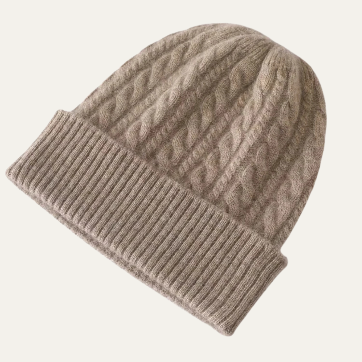 Premium Men's Ribbed Cashmere Winter Hat