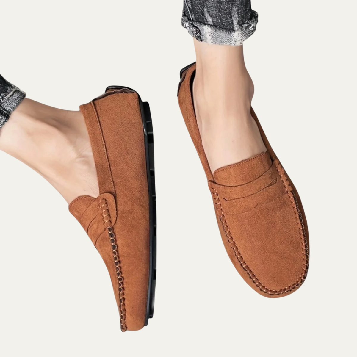 Luxury Suede Men's Slip On Loafers Shoes