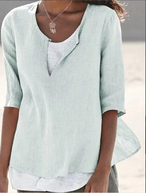 Relaxed Fit Everyday Women's Blouse