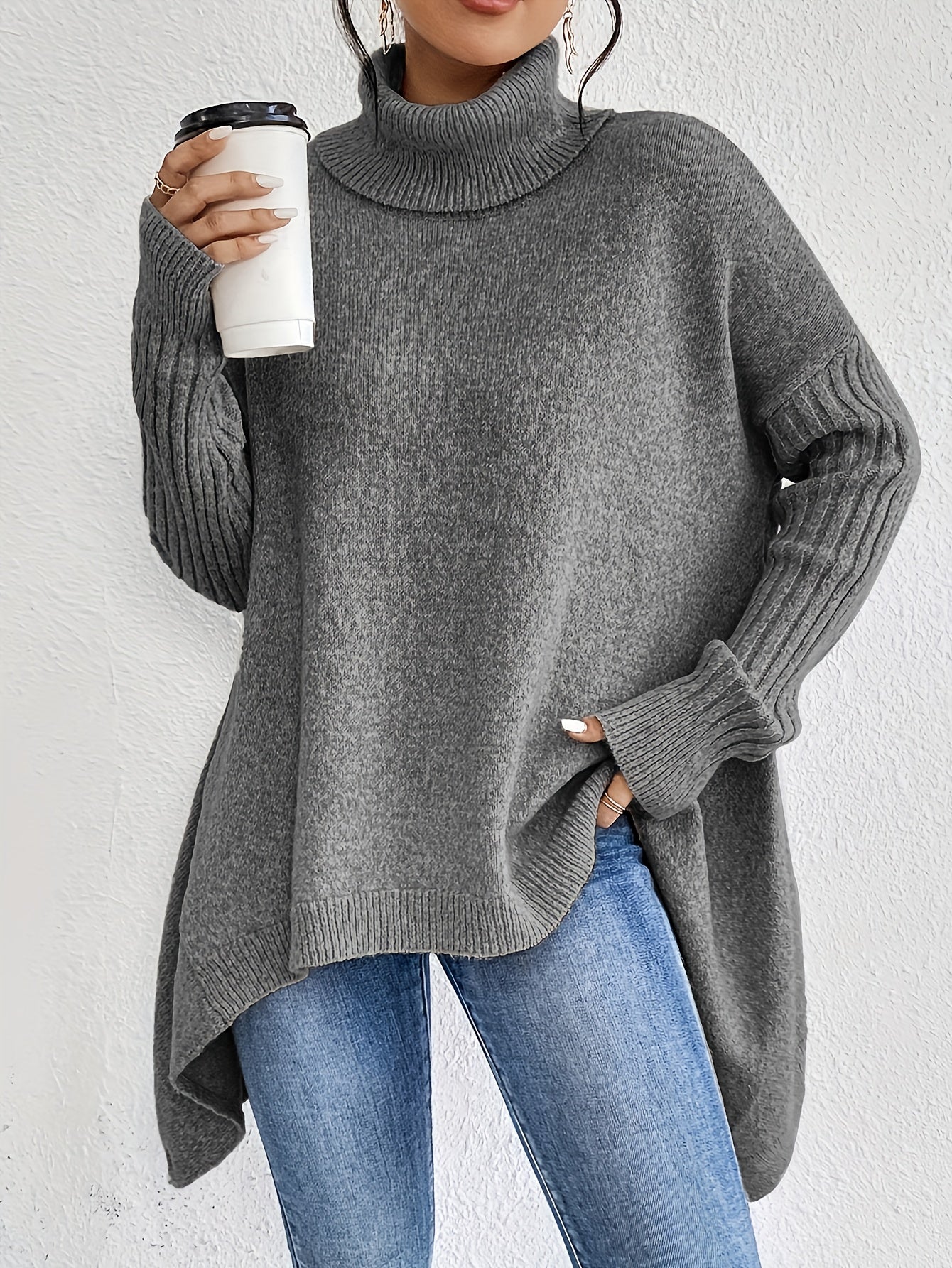 Soft Knitted Crew Neck Sweater