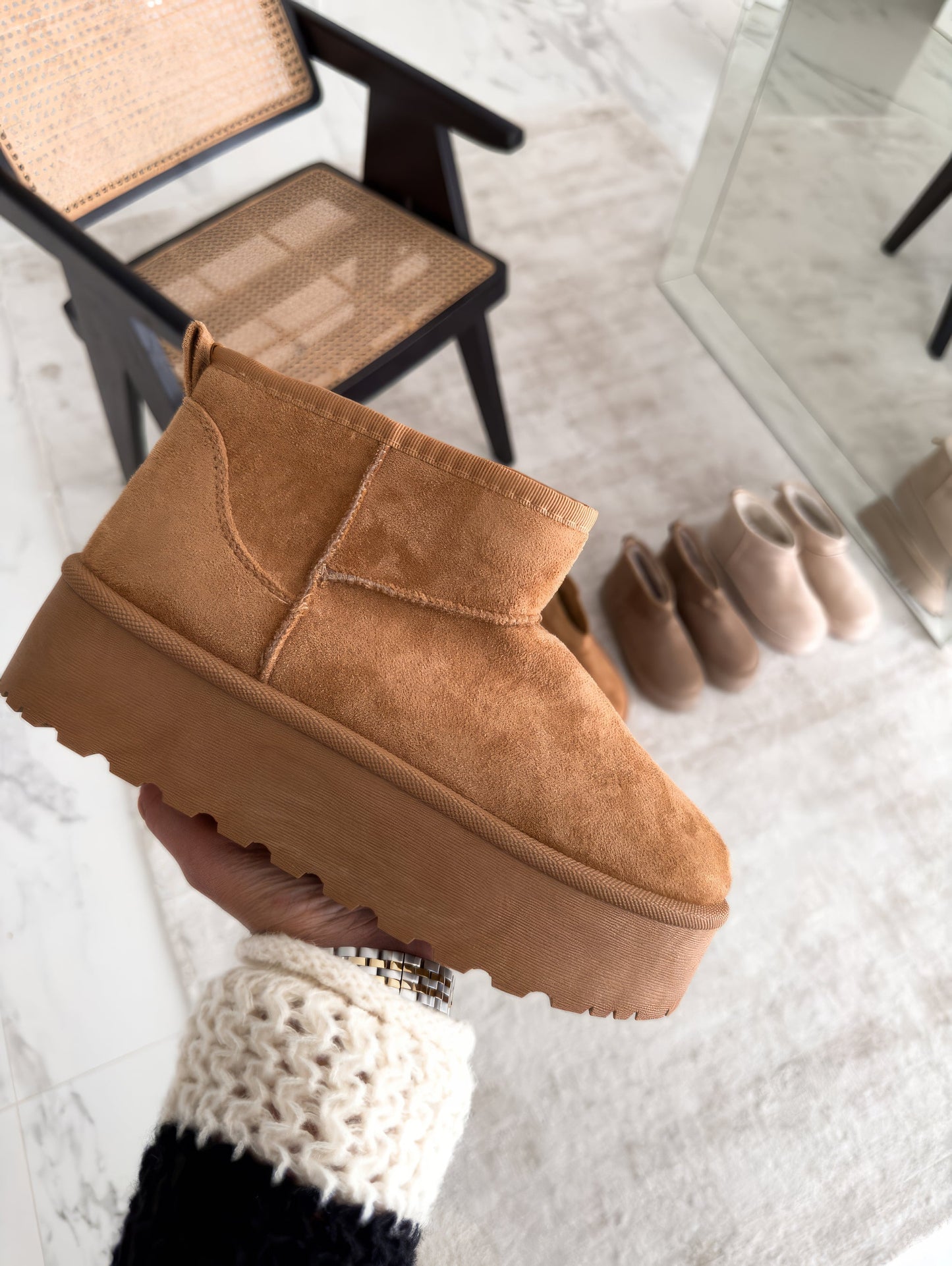 Women's Comfortable Ankle Boots - Olytrend