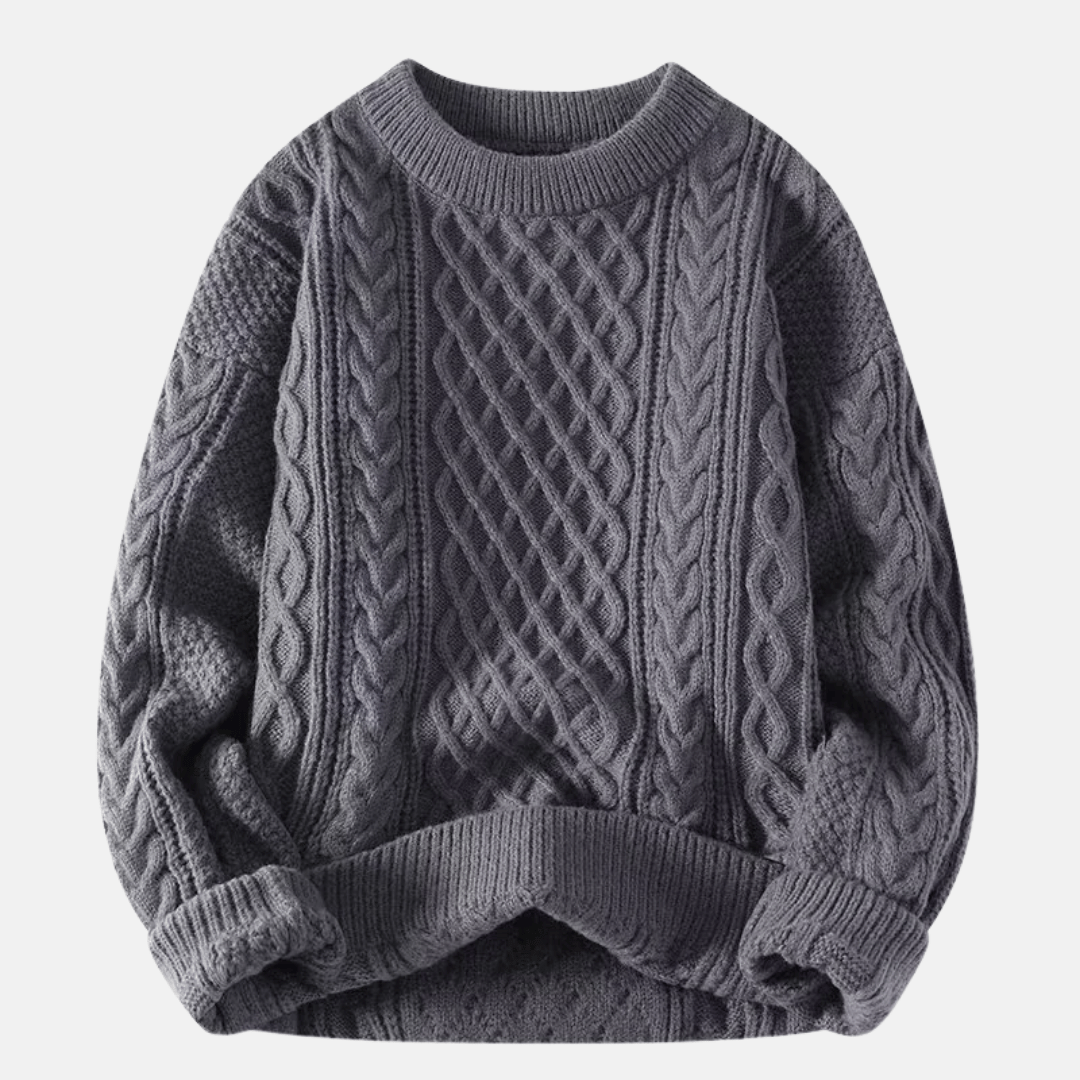Classic Crew Neck Warm Winter Sweater