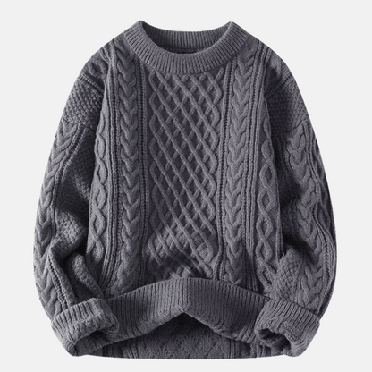 Classic Crew Neck Warm Winter Sweater