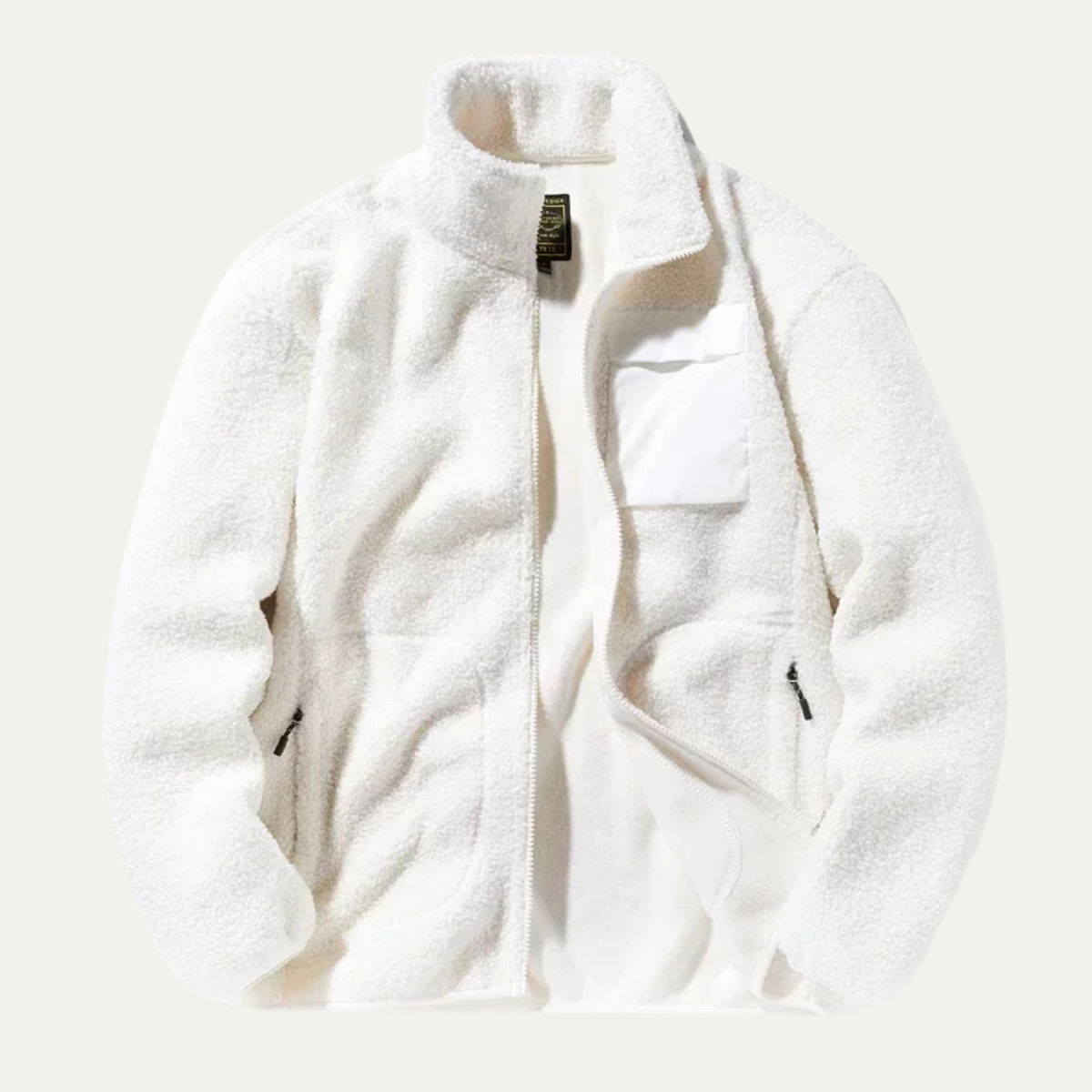 Warm Men's Fleece Zip Up Outdoor Jacket