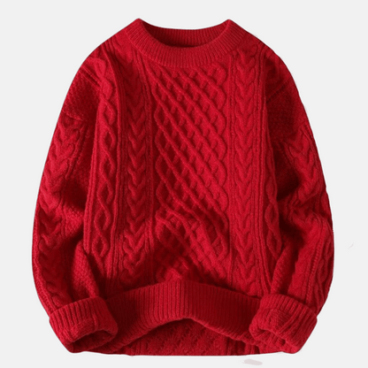Classic Crew Neck Warm Winter Sweater