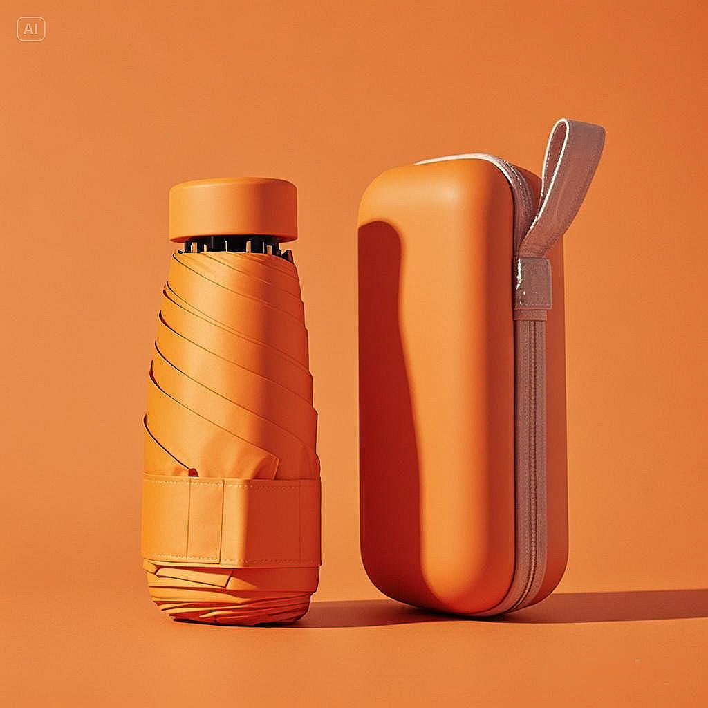 Portable Lightweight Rain Umbrella Set