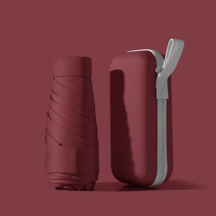 Portable Folding Umbrella With Pouch
