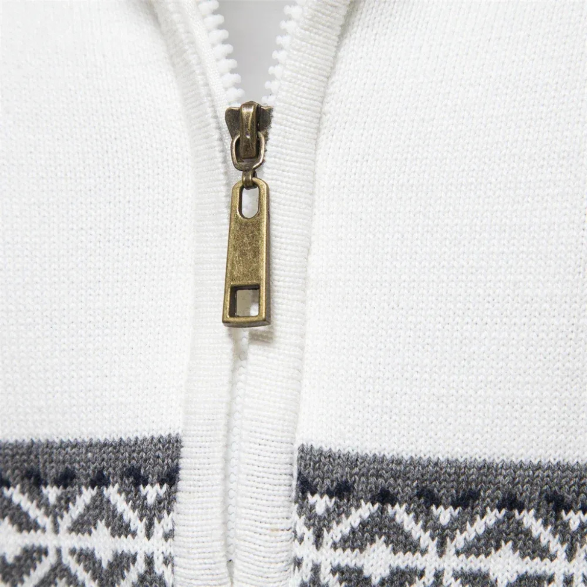 Classic Fair Isle Knit Men's Sweater