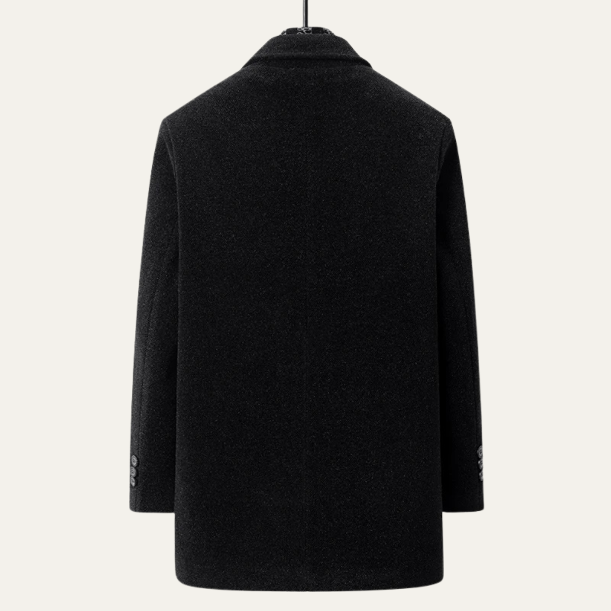 Thermal Men's Faux Fur Parka Coat with Scarf