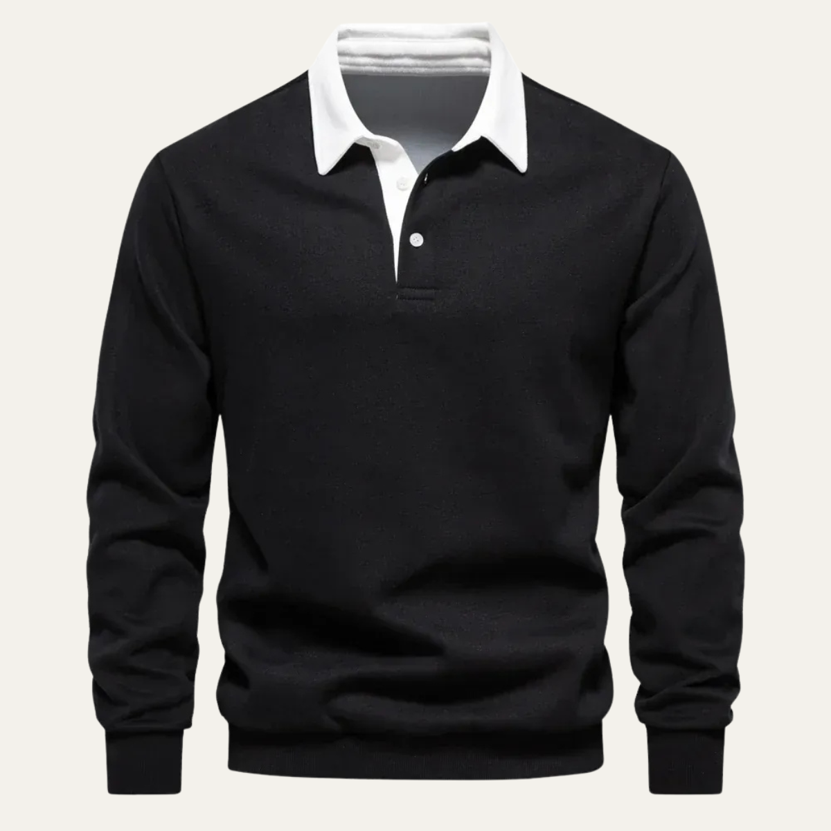 Traditional Fit Mens Long Sleeve Polo Shirt