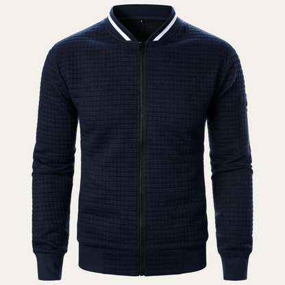 Relaxed Fit Men's Street Style Bomber Jacket