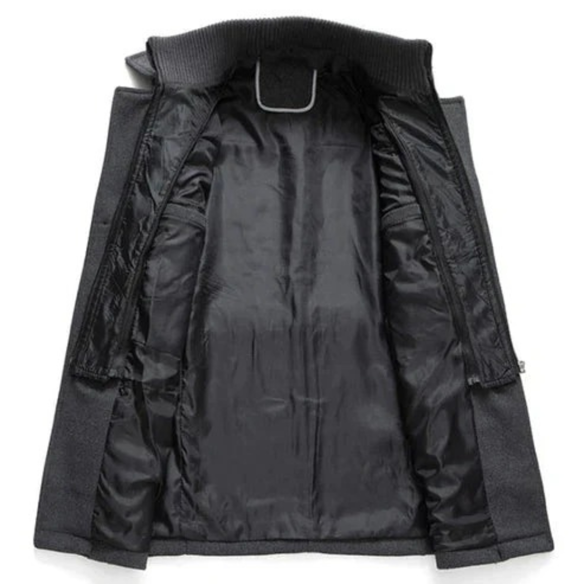 Warm Double Layered Mens Wool Overcoat