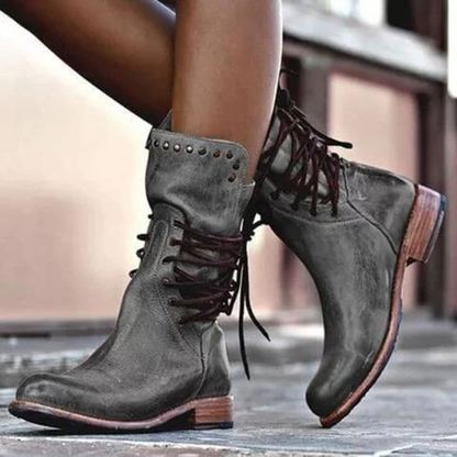 Mary | Cozy Leather Ankle Boots