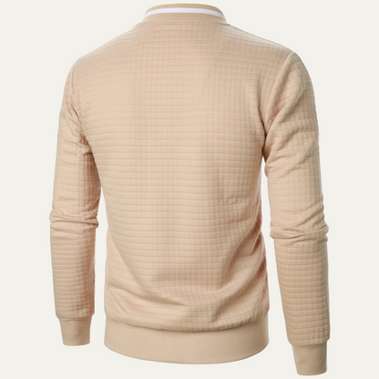 Relaxed Fit Men's Street Style Bomber Jacket
