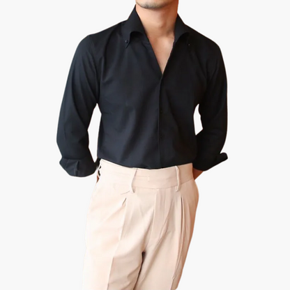 Classic Casual Shirt with Contrasting Trim