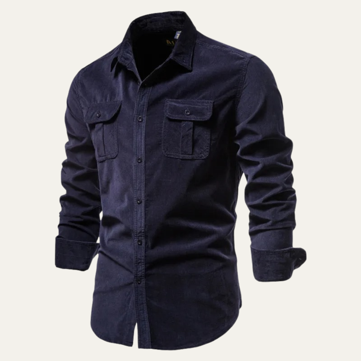 Rustic Men's Relaxed Fit Corduroy Button Shirt