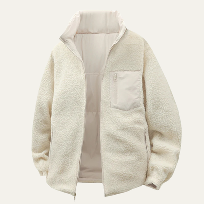 Thermal Double Layered Fleece Sherpa Mens Jacket - Nocini
