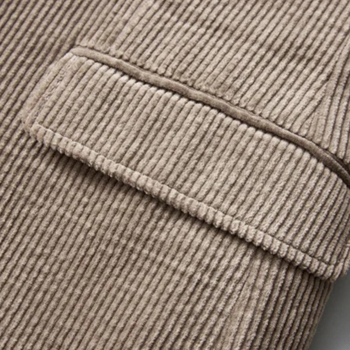 Slim Fit Brown Corduroy Suit Jacket