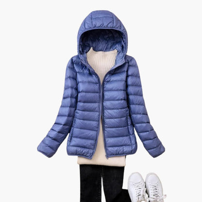 Warm Waterproof Parka for Women with Hood