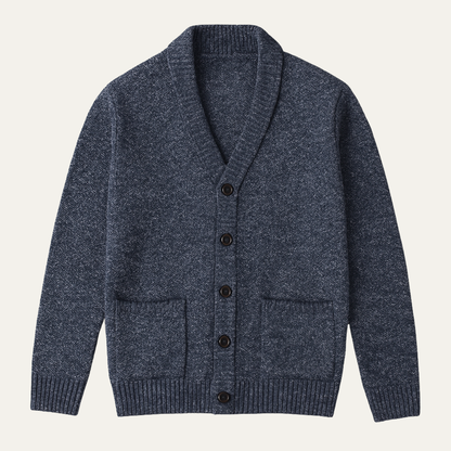 Comfortable Men's Knit V Neck Sweater Cardigan - Nocini