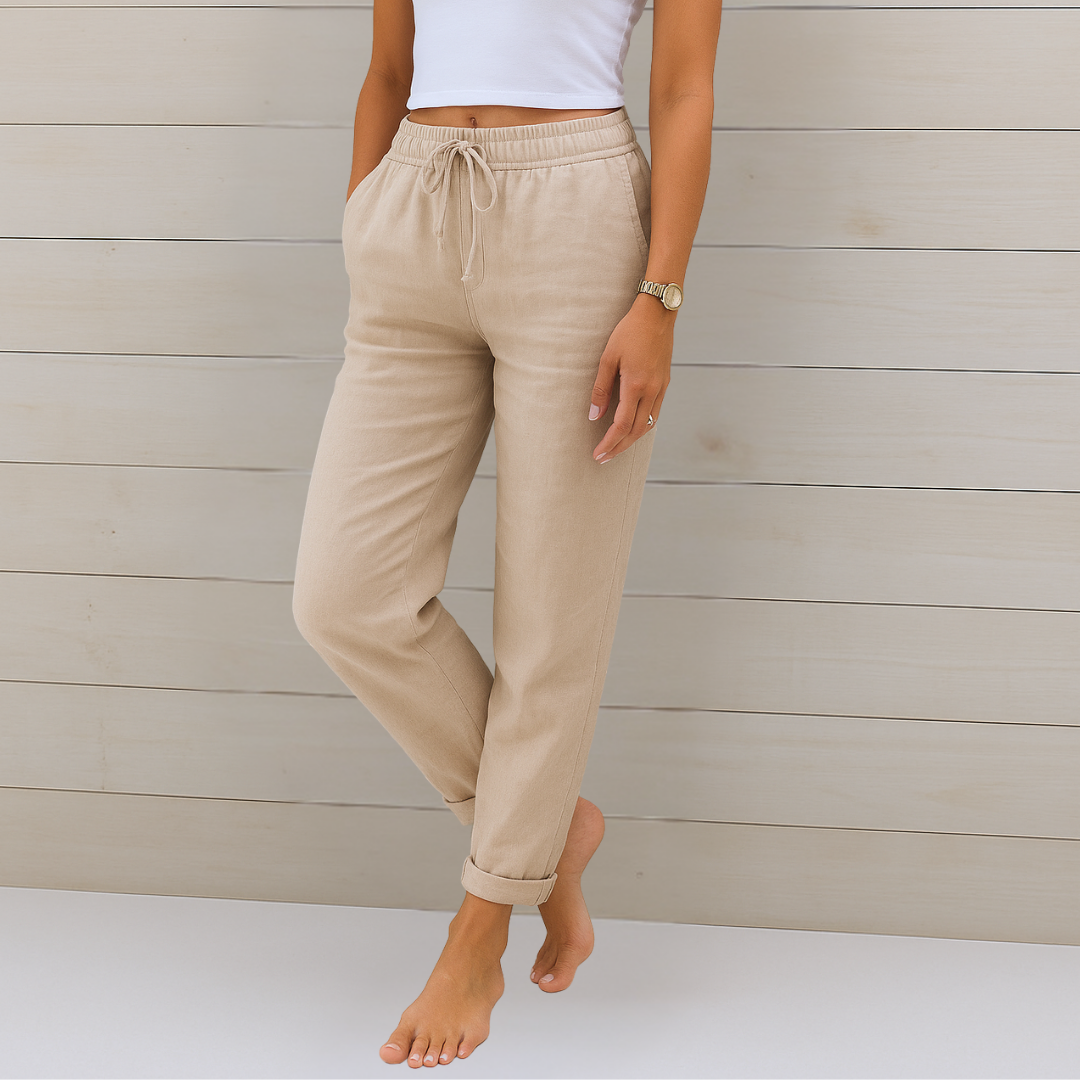 Comfortable Stretchy Pants with Elastic Waistband