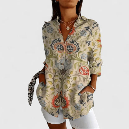 Elegant Flower Women's Casual Top