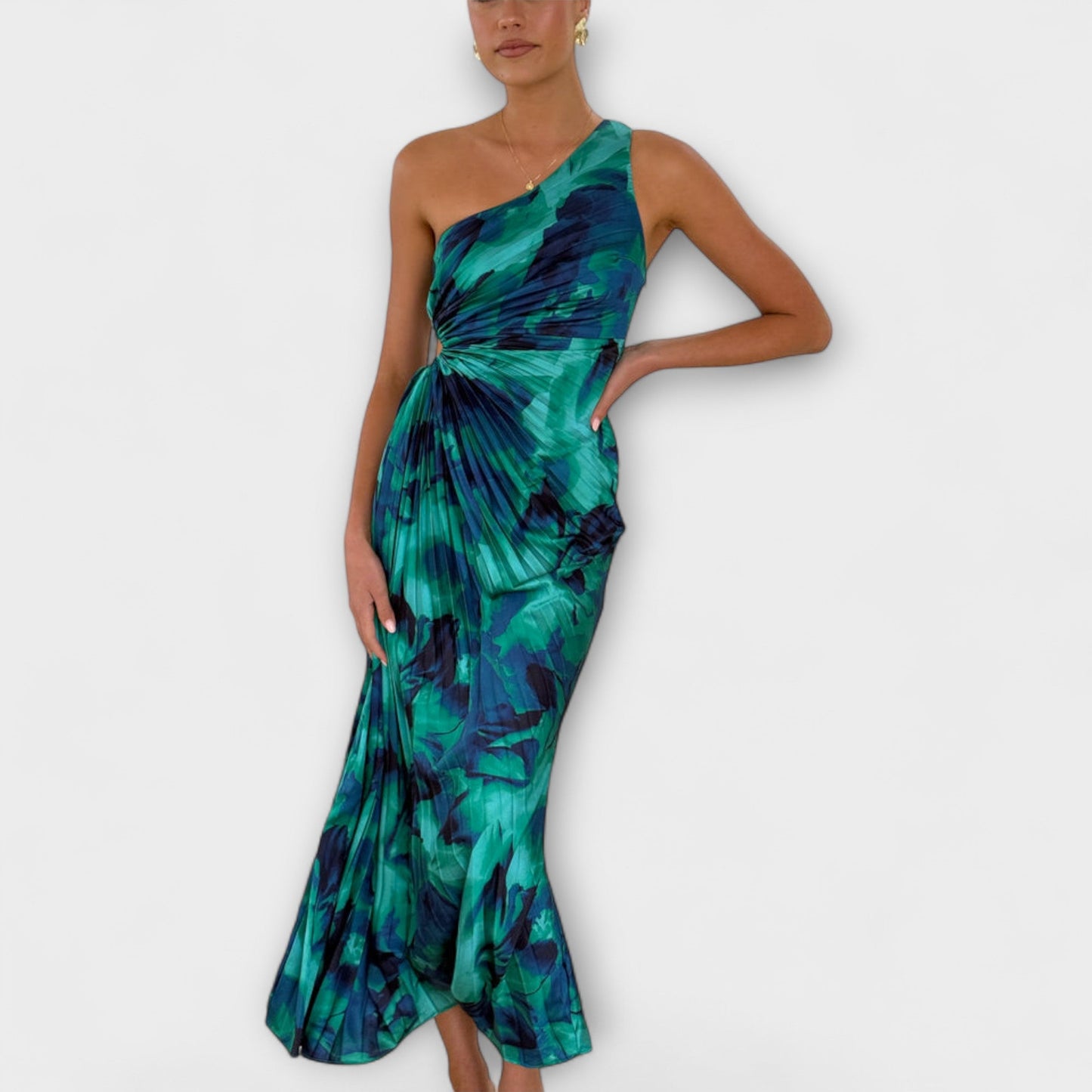 Elegant Cut Out Long Evening Dress for Women