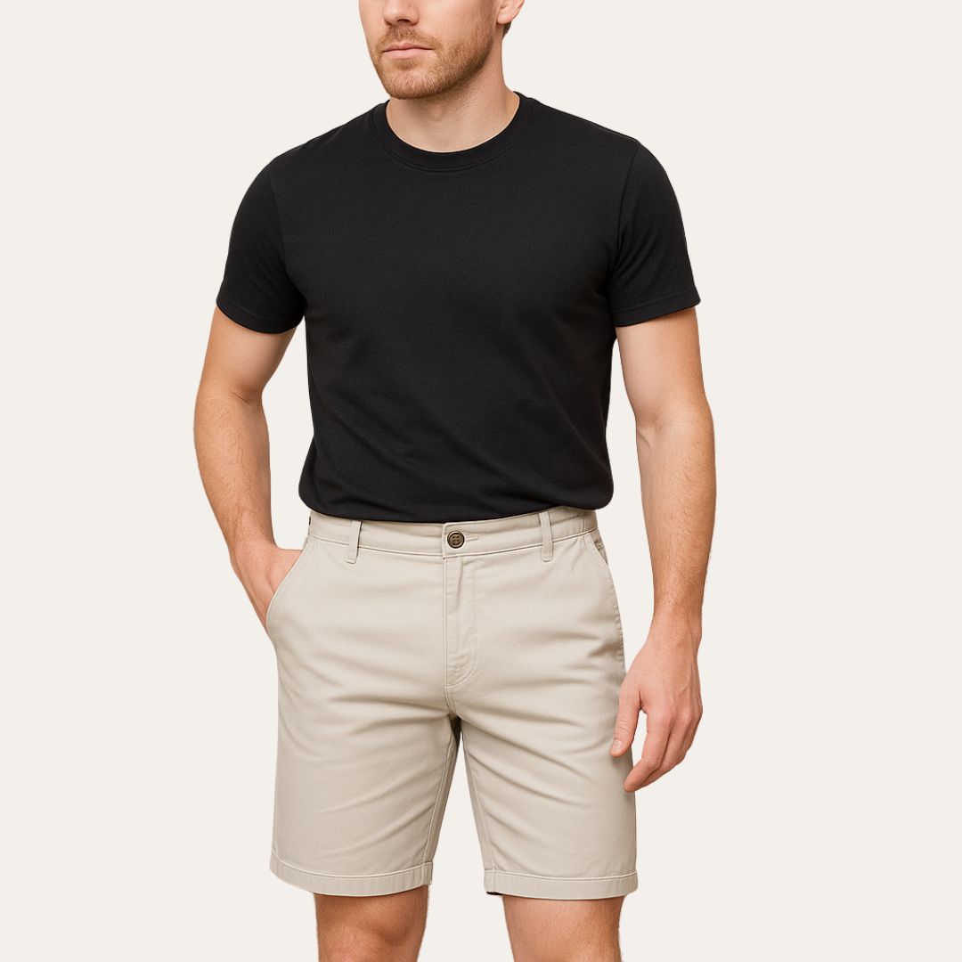 Comfortable Mens Shorts Casual Mid Length - Nocini