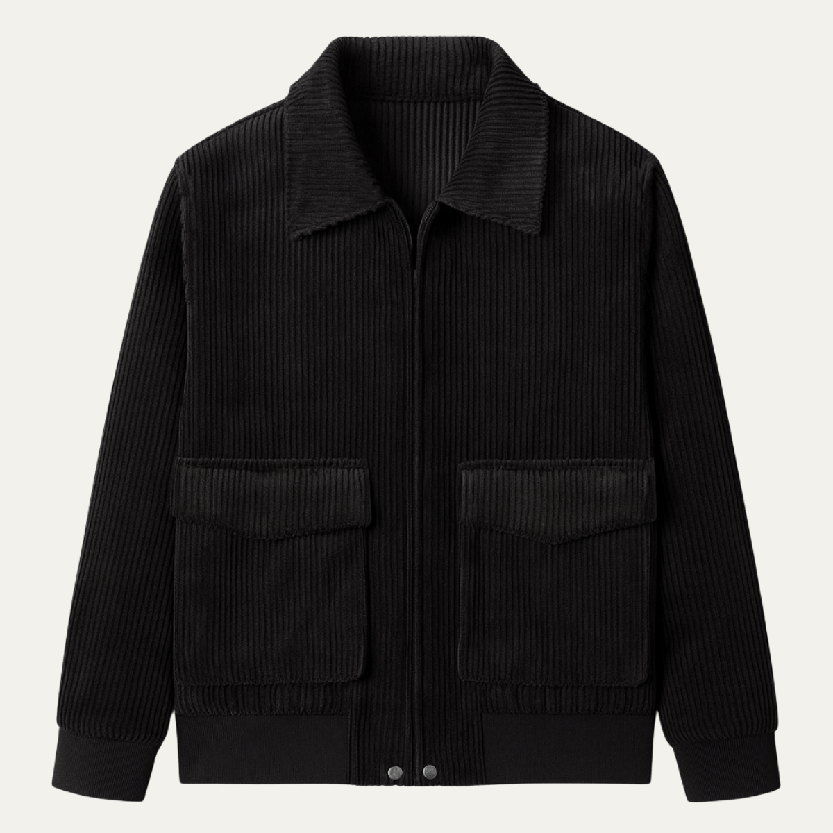 Rugged Mens Corduroy Work Pocket Jacket - Nocini
