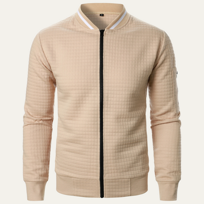 Relaxed Fit Men's Street Style Bomber Jacket - Nocini