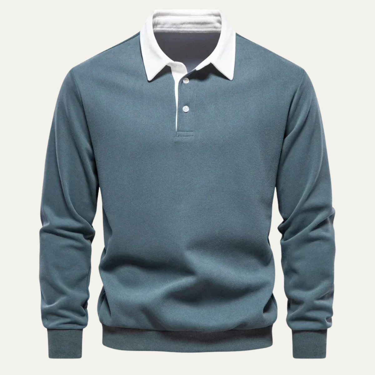 Traditional Fit Mens Long Sleeve Polo Shirt