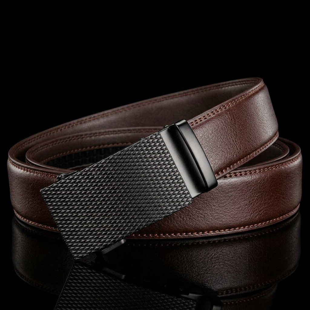 Comfortable Leather Belt for Men - Classic & Strong - Nocini