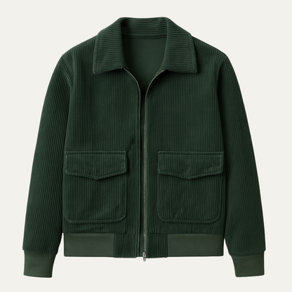 Rugged Mens Corduroy Work Pocket Jacket