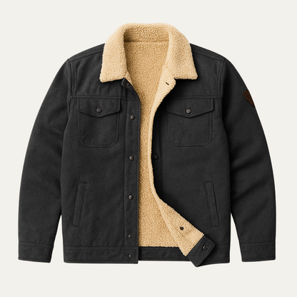 Waterproof Men's Fleece Jacket - Warm Outdoor Coat