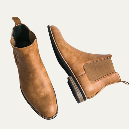 Classic Men's Slip On Chelsea Ankle Boots