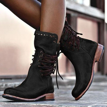 Mary | Cozy Leather Ankle Boots
