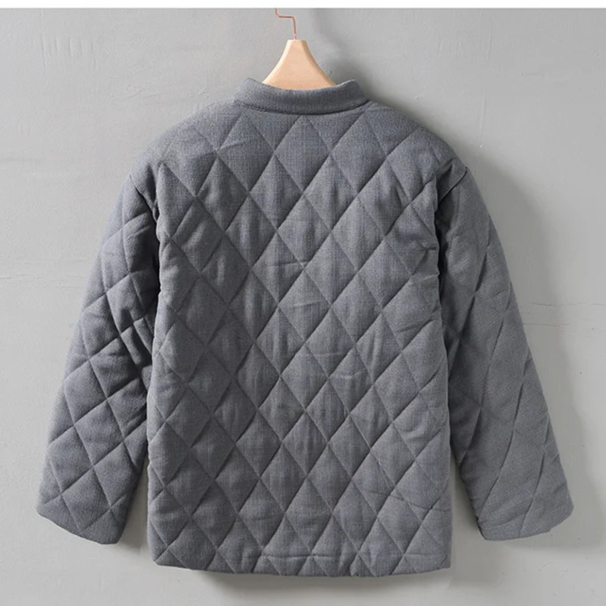 Classic Mens Quilted Padded Coat Jacket