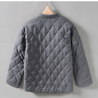 Classic Mens Quilted Padded Coat Jacket