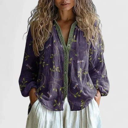 Relaxed Fit Casual Blouse