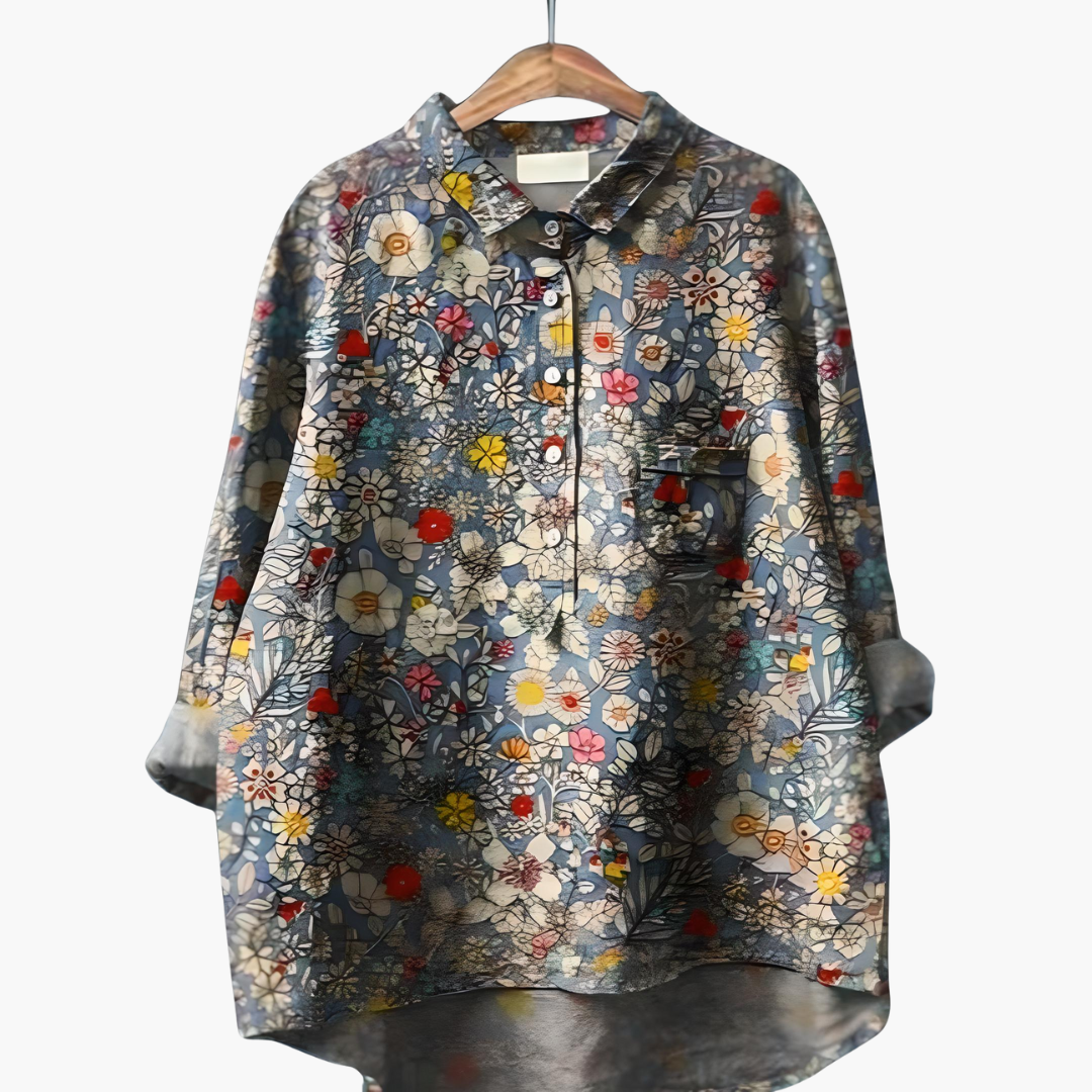 Women's Lightweight Floral Printed Summer Top