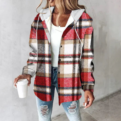 Classic Plaid Cardigan for Women