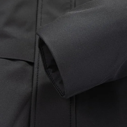Insulated Men's Waterproof Parka Coat with Hood