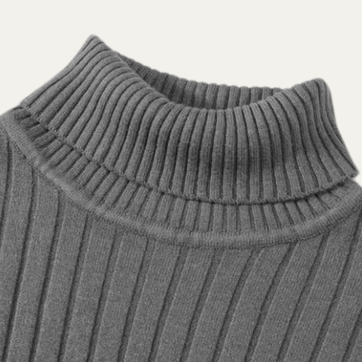 Men's Fitted Crew Neck Knitted Sweater