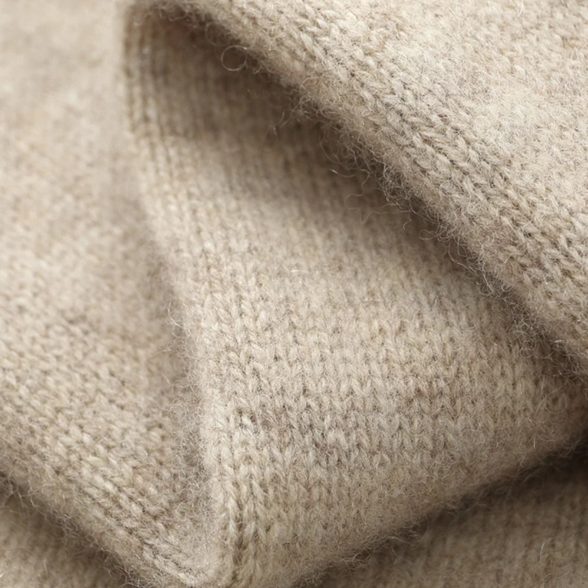 Soft Men's Wool Blend Zipper Cardigan Sweater
