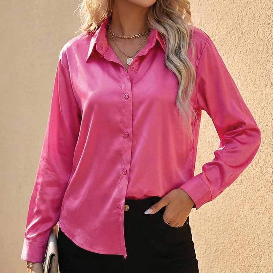 Lovely Silk Loose Fit Top