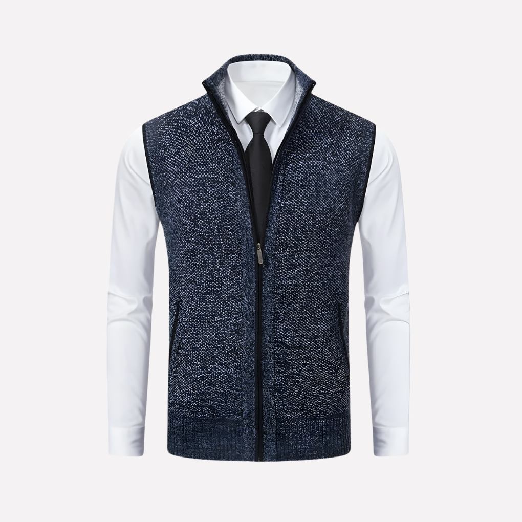 Men's Zip Up Sleeveless Jacket - Olytrend